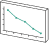 graph on a board tracking down